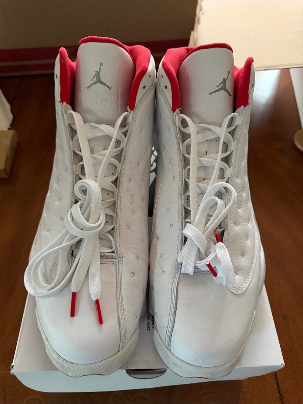 Air Jordan 13 Retro History of Flight  Men’s Sz 18 White and Red Like New